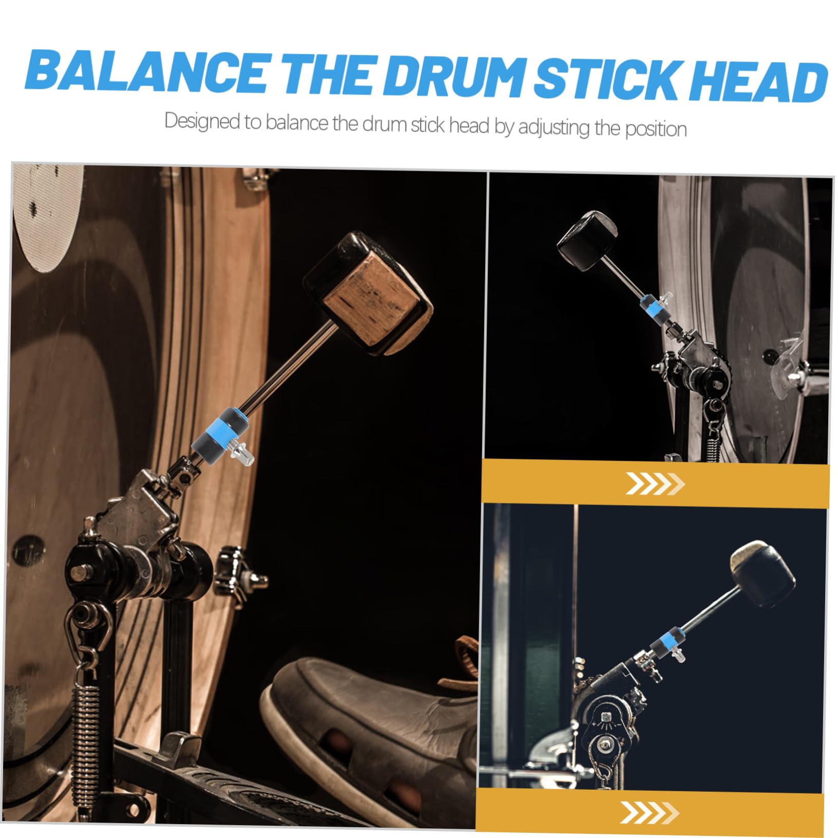 TOYANDONA 5piezas Pedal De Metálico Para Instrumentos De Percusión Repuesto Duradero y Robusto Compatible Batería De Bombo