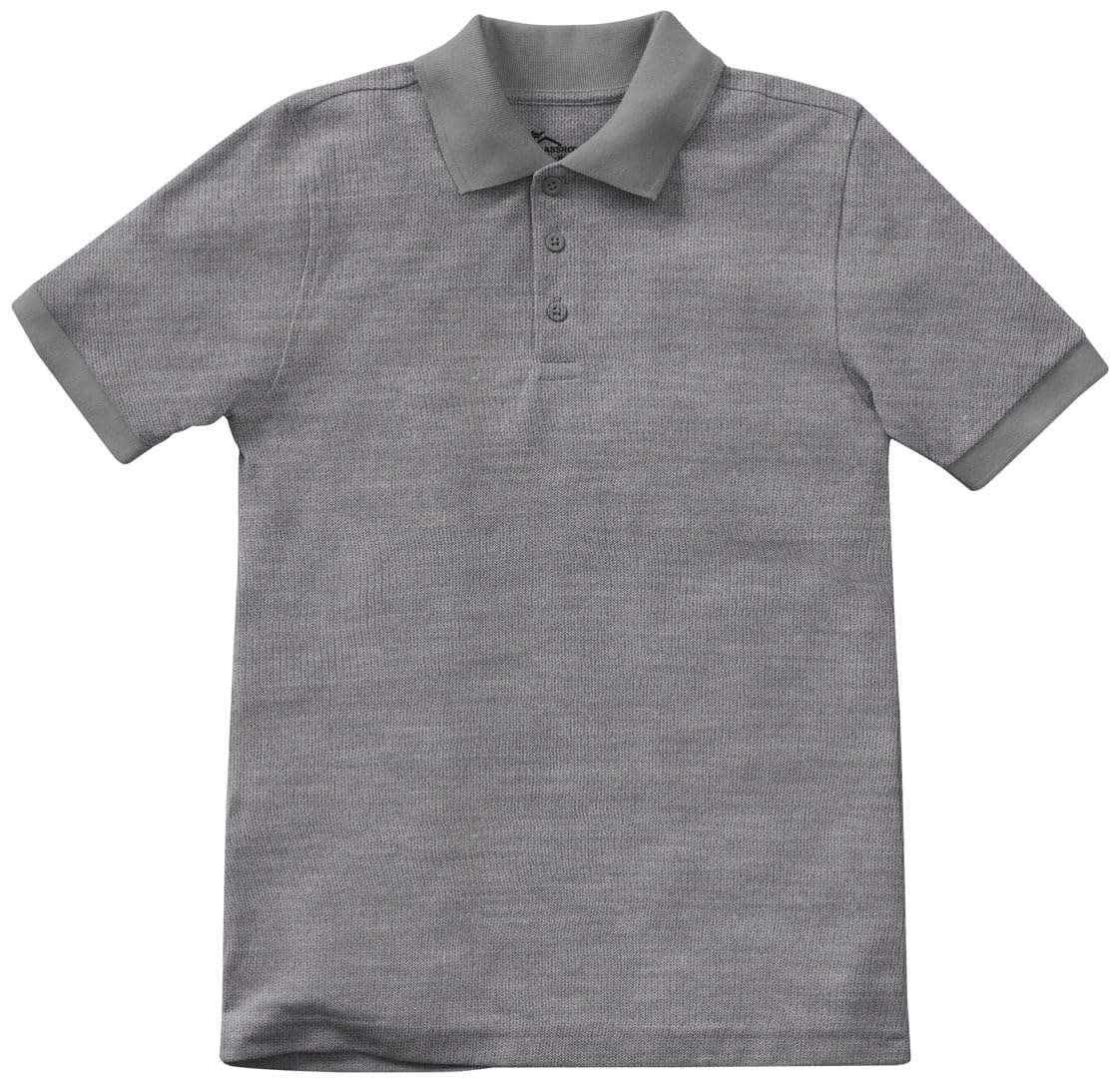 Classroom Uniforms for Boys and Girls Short Sleeve Pique Polo Shirt