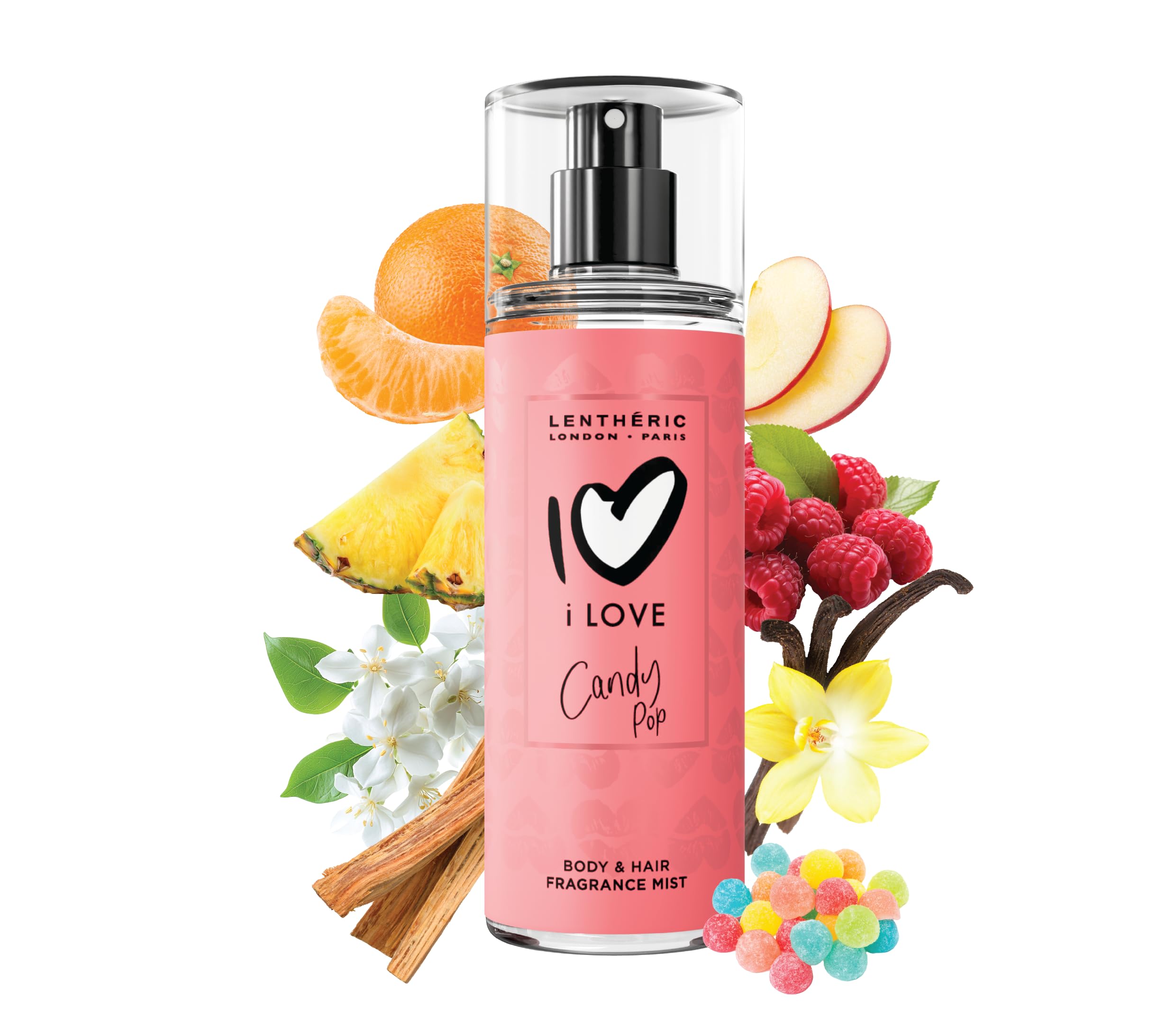 Lentheric I Love Candy Pop Body & Hair Fragrance Mist 100ml