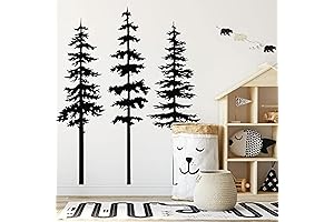 Pine Tree Wall Decor Decals: A Festive Touch for Christmas and Beyond