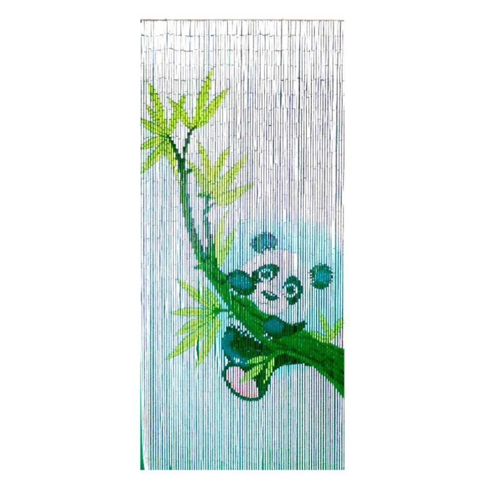 Bamboo 54 Panda On Branch Outdoor Curtain
