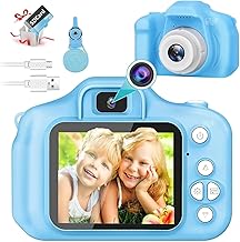 CADDLE & TOES Kids Digital Camera | Selfie Dual Lens | HD Camera | Video Recorder |Games |4GB SD Card(Included)| HD Screen | High Battery Life| Gifts for Kids Girls Boys 4+ 5 6 7 8 (Ocean Blue)