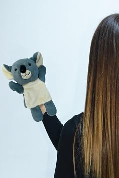Hediyecik Koala El Kuklas  30 Cm Pelu , Gri