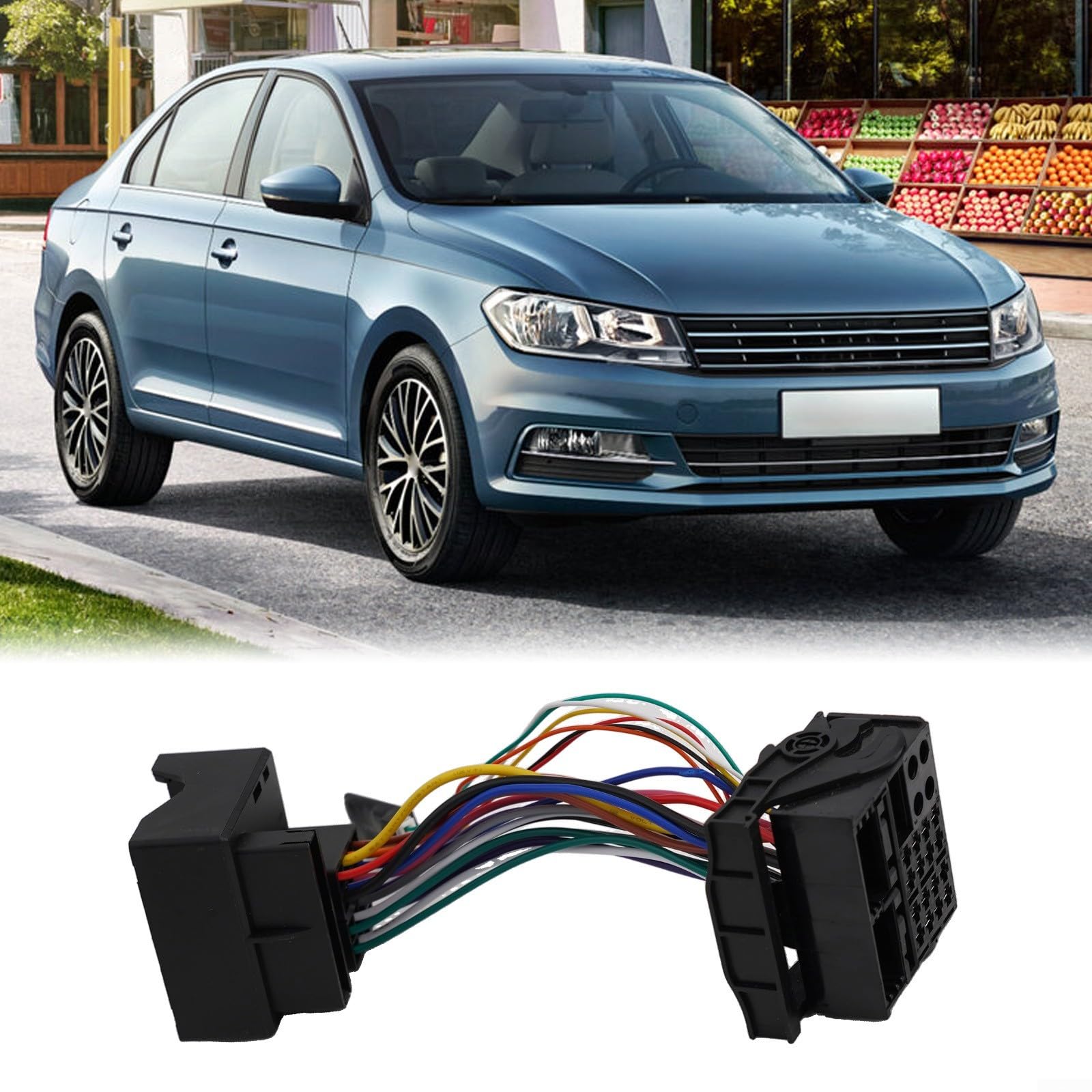CAN Bus Emulator Simulator Decoder Adapter für RCD330 340 RCD510 RNS315 RNS510 mit 12 V ABS schwarz