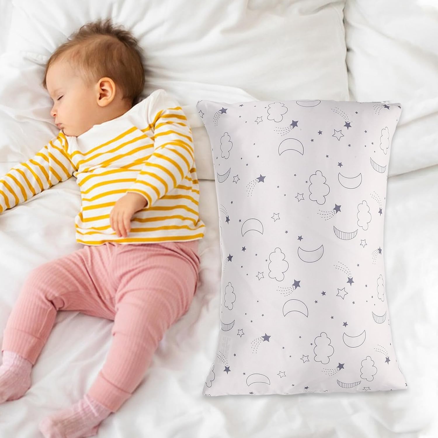 Pillowcase for Breathable Envelope Closure Soft Silk-Like Fabric Printed Pillow Cover Travel Pillowcase for Boys