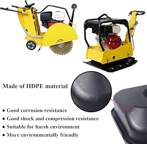 Vista 6 de Depósito de combustible de gasolina general compatible con GX270 GX340 GX390 Harbor Freight Predator 420cc HDPE nunca se oxida tanques de aceite