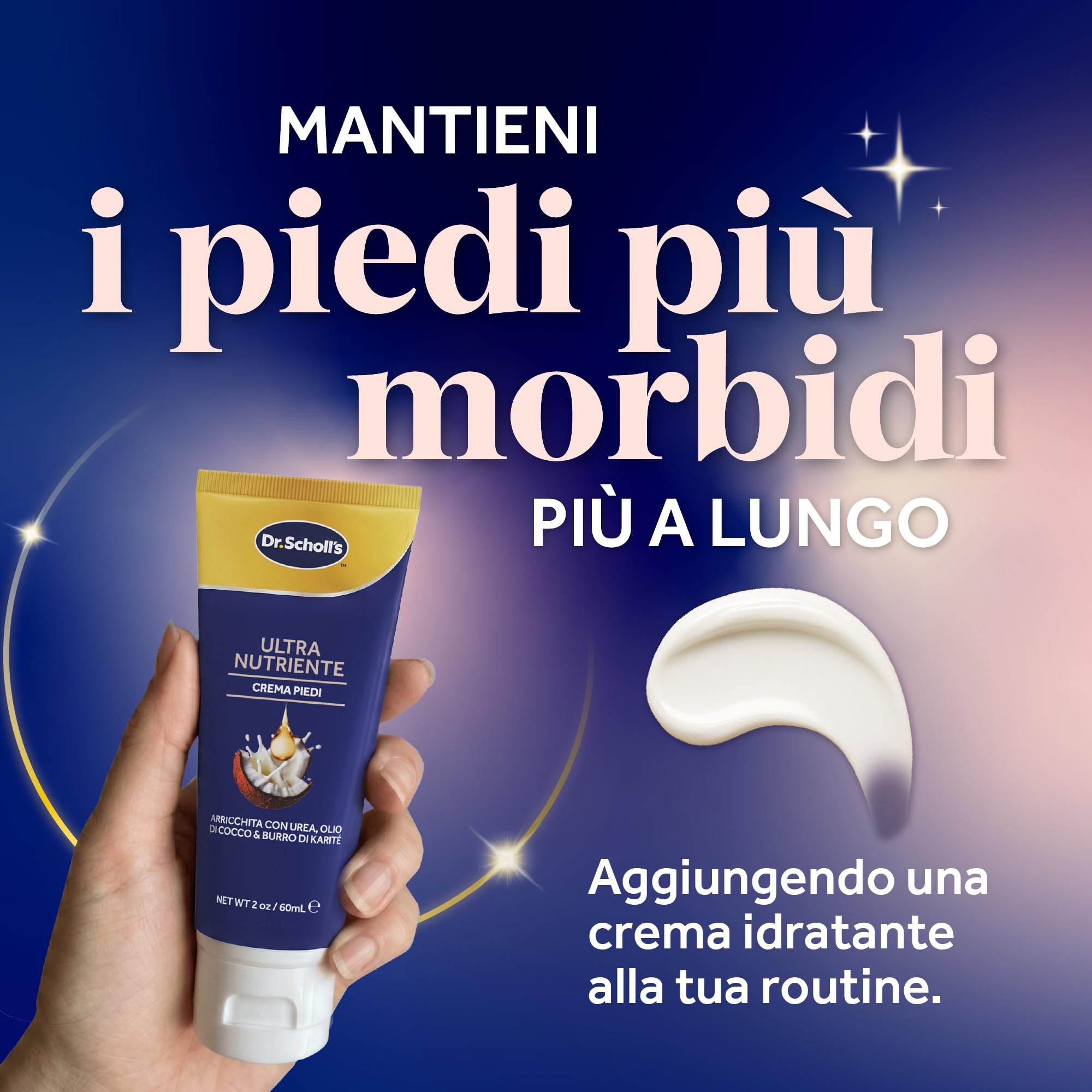 Dr. Scholl's Pedi Perfect Luxe - Kit Pedicure Elettrico Ricaricabile, Lima Piedi e Crema Nutriente, Elimina Calli, Duroni e Pelle Secca, Impermeabile, 90 Minuti di Autonomia, 3 Testine