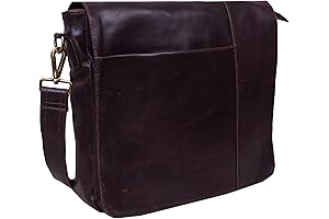 Luxurious Leather Messenger Sling Bag for Everyday Convenience