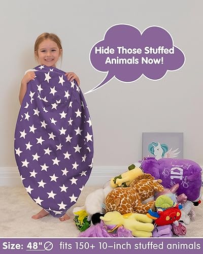 Miniatura 178 de Aubliss Puf de peluche con diseño de puntos rosa claro, mediano (32 pulgadas) rosado (Light Pink Dot),Unicornio de ojos grandes azul,Dinosaurio,Gris