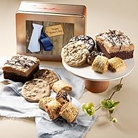 Vista 14 de Cestas de regalo de comida de felicitación para mujeres, hombres, mamá, papá, hijo, hija, hermanos, amigos y compañeros de trabajo, regalos