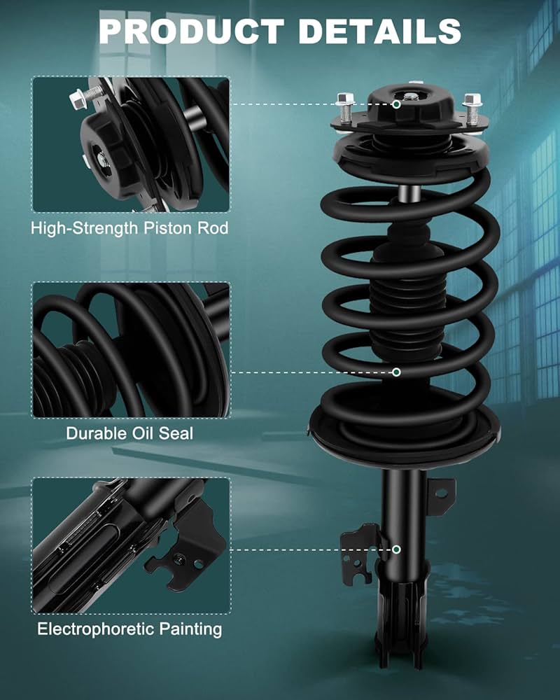 Amazon.com: AUTOMUTO FWD Strut Spring Assembly Front Pair
