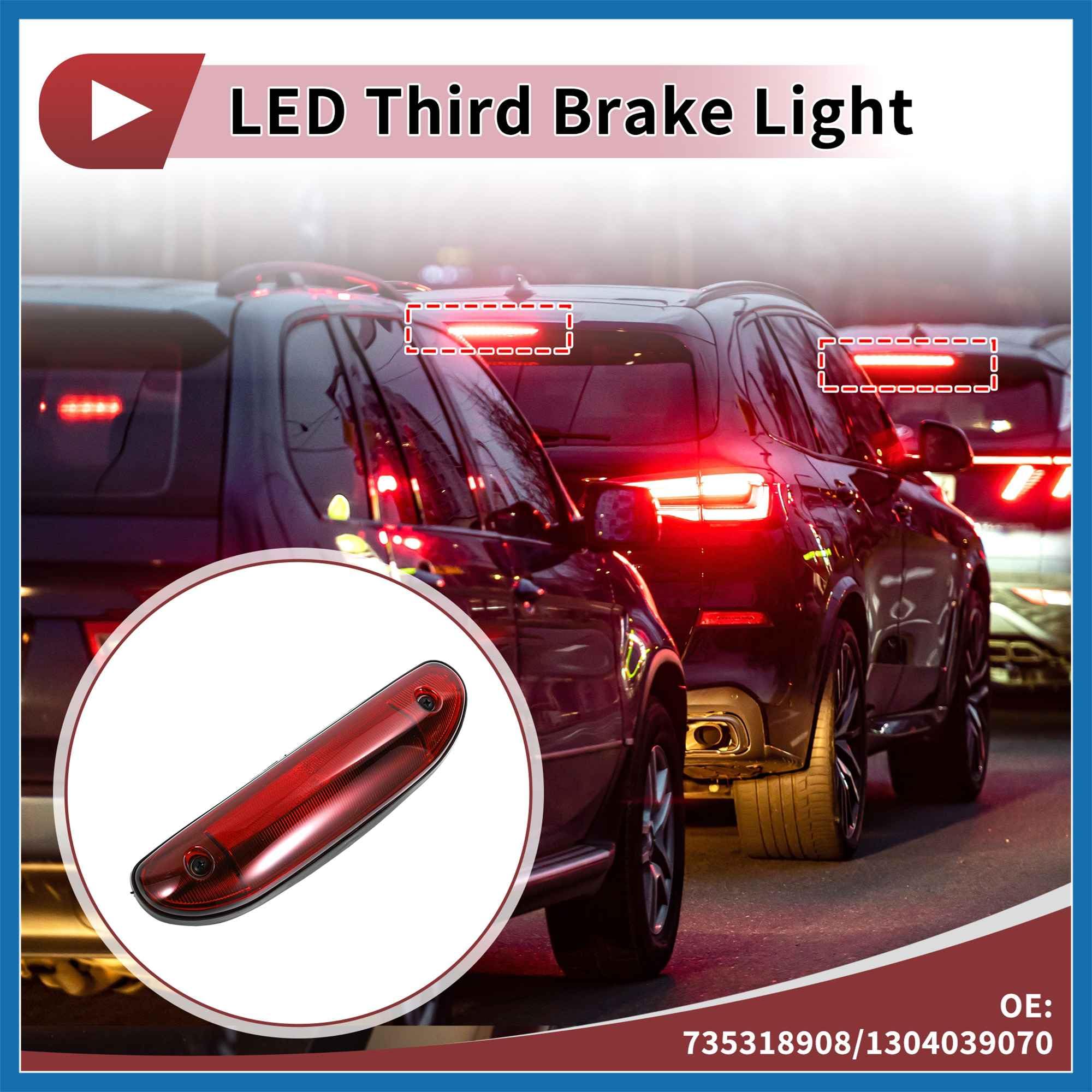 A ABSOPRO Terza Luce Di Stop LED Per Citroen Jumper (244) 2002-2006 No 735318908 Rosso Luce Di Stop Posteriore Centrale Alto Livello Sostituzione dell'articolo