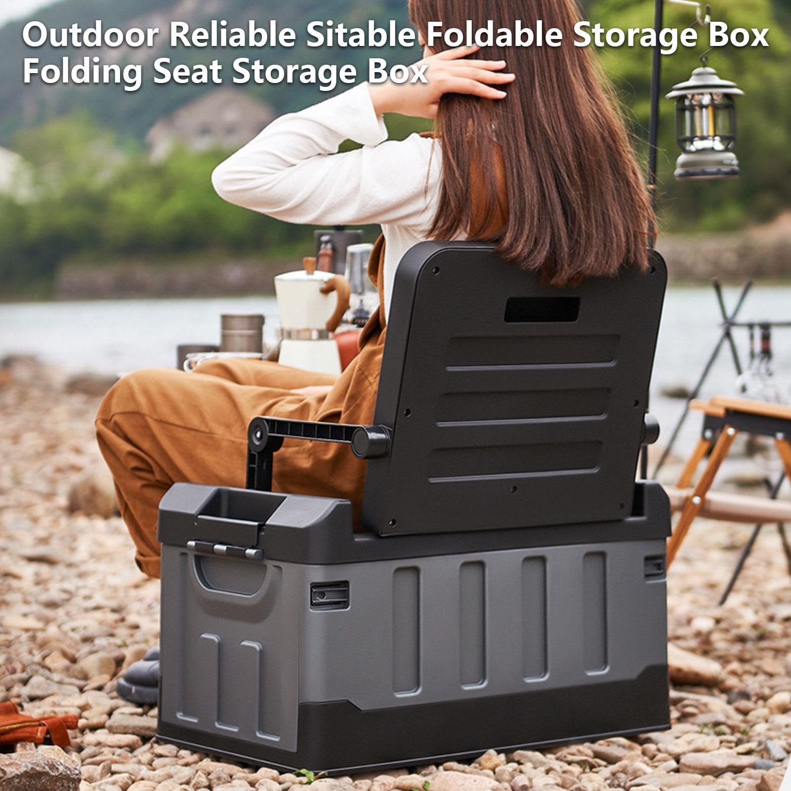 Angelgerät-Box,Faltbarer Outdoor-Organizer Für Die Angelaufbewahrung 3-in | 1-Auto-Doppelschicht-Zubehör