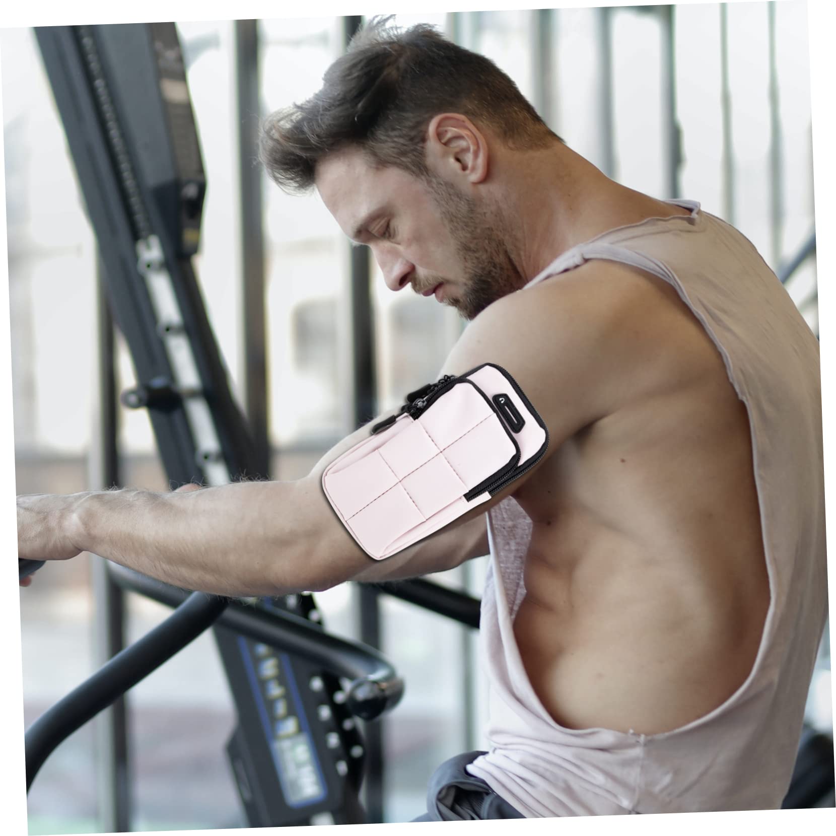 jojofuny 3pezzi Fascia Braccio Elasticizzata Per Smartphone Unisex Armband Cerniera Per Fitness All e Attività Per e Allenamento