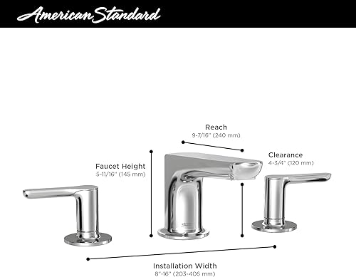 Miniatura 3 de American Standard T105900.GN0 Studio S - Llenador de bañera romana, oro cepillado