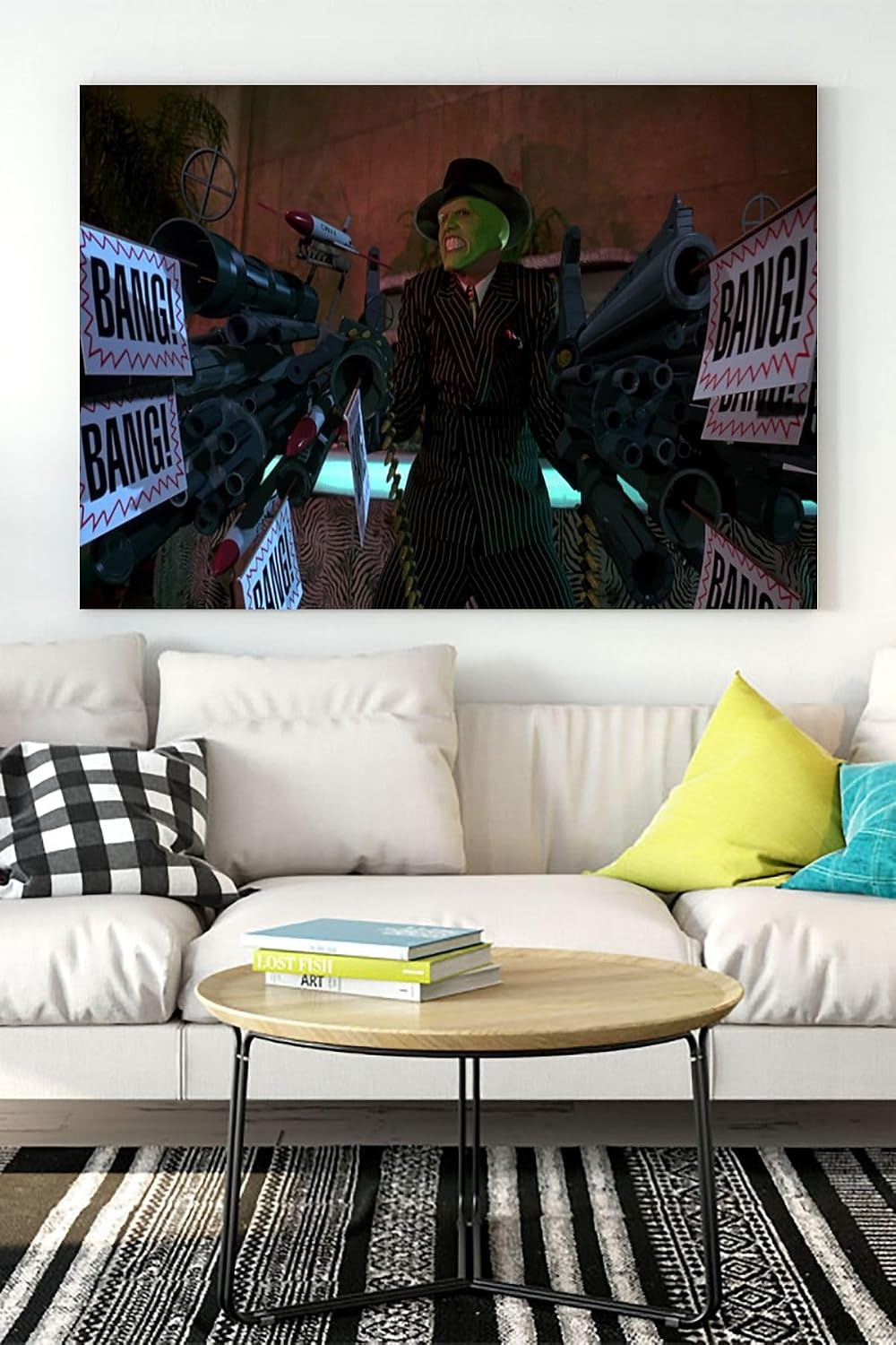 Postermanya (pster16932) Maske Eğlenceli Mizahi Kanvas Tablo 21 x 30