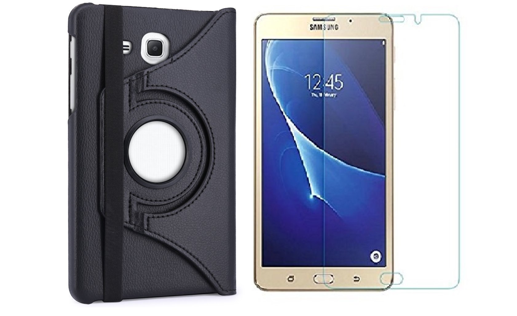 See full amazon price history chart for Colorcase Rotater Tablet Flip Cover Case for Samsung Galaxy Jmax T285 (J Max) - (Black) with Tempered Glass (Combo Pack) Colorcase Rotater Tablet Flip Cover Case for Samsung Galaxy Jmax T285 (J Max) - (Black) with Tempered Glass (Combo Pack) (B07DCQQH8F) Amazon Price History, Amazon Price Tracker