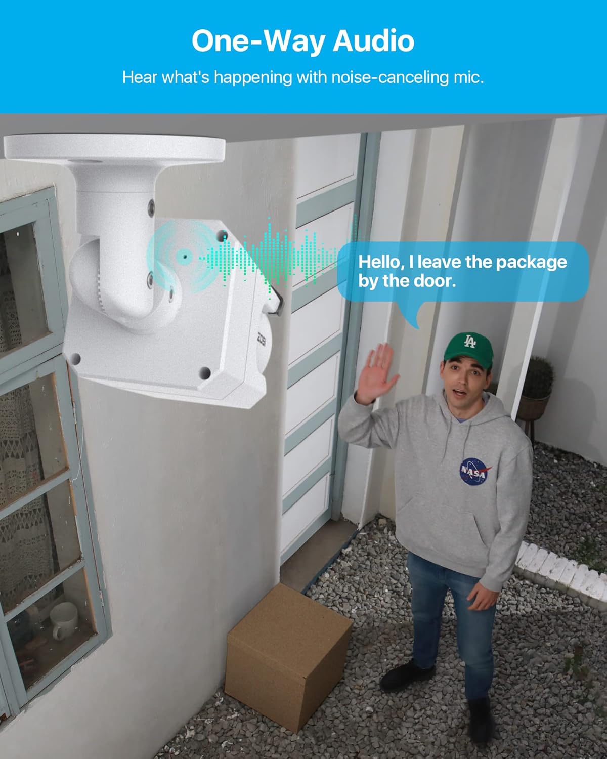 ZOSI 4PK 4K 8MP PoE Security IP Camera with Ethernet Cables Bullet PoE Camera Outdoor with Starlight Night Vision,Motion Detection,Smart Light Alarm,IP66 Weatherproof, Only Work with ZOSI 4K PoE NVR