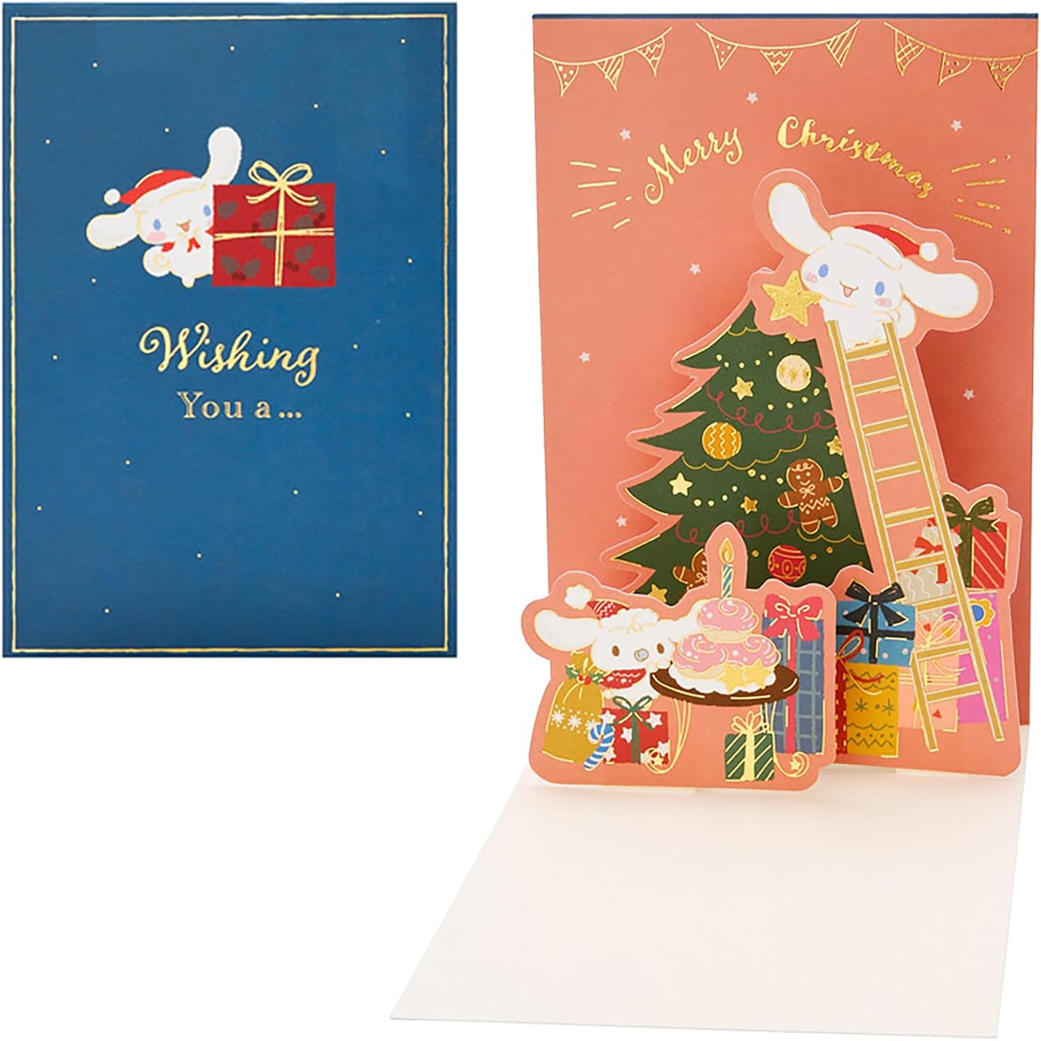 Sanrio JX 57-5 242608 Christmas Card, Message Card, Christmas