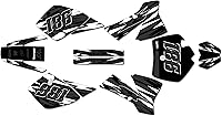 Vista 1 de Kit de gráficos para KTM 50SX SX50 (2002-2008) Serie Twitch Blanco 16 Mil - Adhesivos para bicicleta de motocross, calcomanías para bicicleta