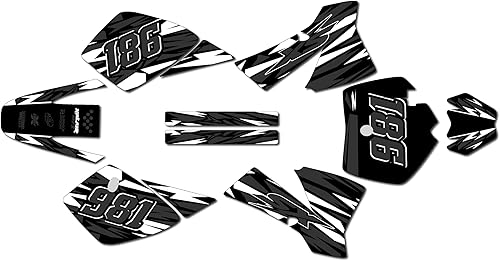 Kit de gráficos para KTM 50SX SX50 (2002-2008) Serie Twitch Blanco 16 Mil - Adhesivos para moto Dirt Pit Bike Motocicleta, accesorios de motocross