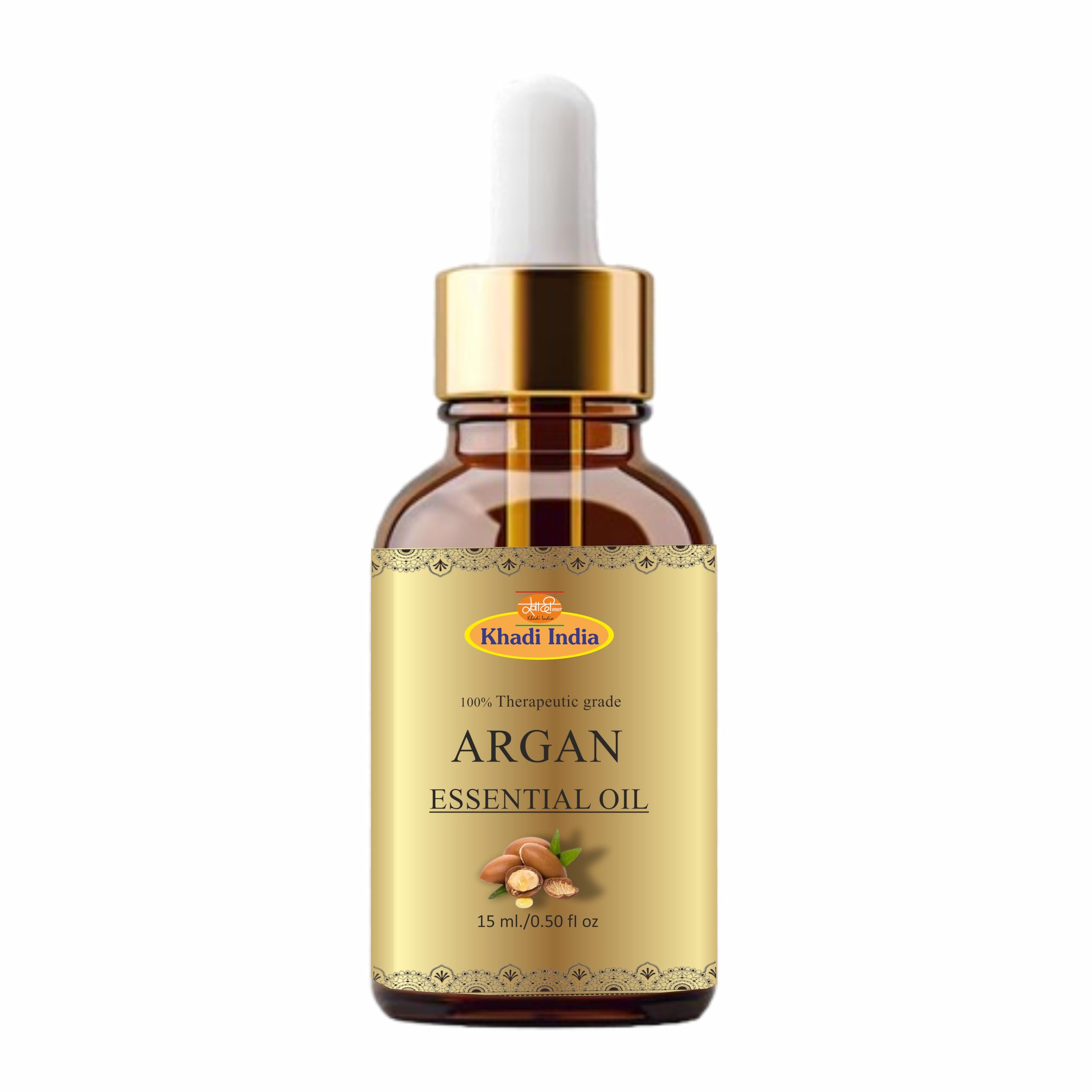 generic Khadi 100% Pure Herbal Natural Moraccan Argan Oil, Cold Pressed Organic, for Skin, Hair & Anti-Ageing Face Care (Pack Of 1, 15ml., Argan)-picture-33