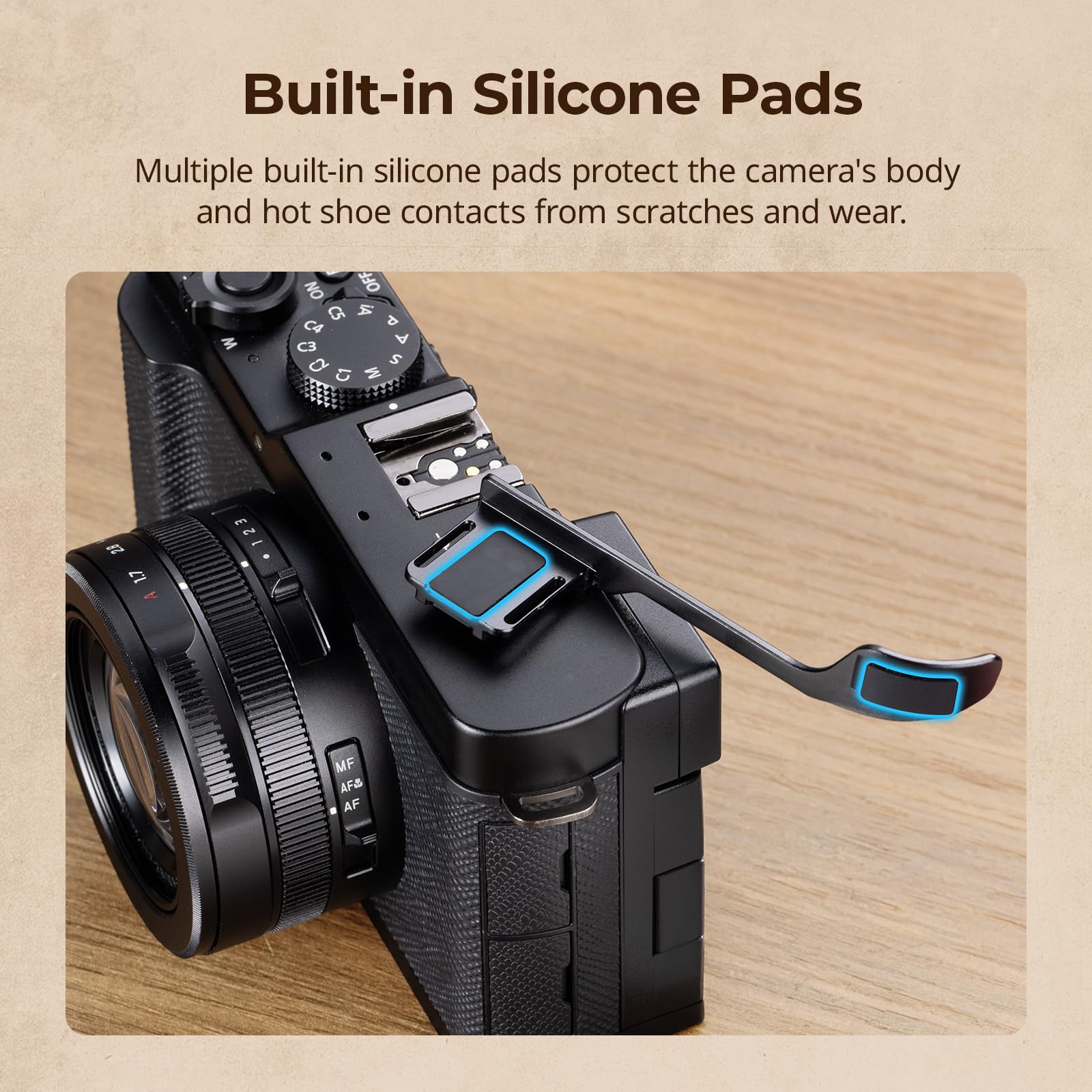 SMALLRIG Uchwyt kciukowy do aparatu Panasonic LUMIX L10 (czarny) 5702