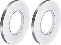 Vista 13 de uxcell 2 calcomanías autoadhesivas de papel de aluminio de 0.2 pulgadas x 164 pies para decoración de huecos, tira de cinta adhesiva impermeable
