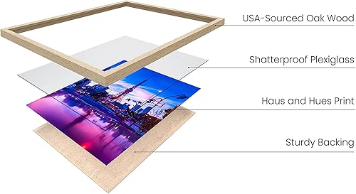 Miniatura 24 de RipGrip - Póster decorativo de estilo moderno (ciudad asiática con luces de neón), para decorar dormitorio o sala, de 12 x 16 pulgadas, sin marco