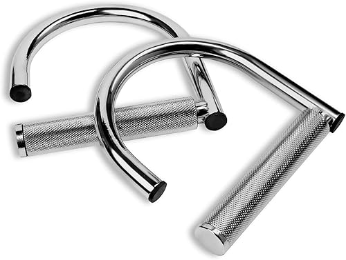 Yes4All 360 Rotation Metal Resistance Bands Handles, Pull Up Handle with Extra-Gripped Knurled Surface, Heavy Duty Industrial Grade Steel Stretch