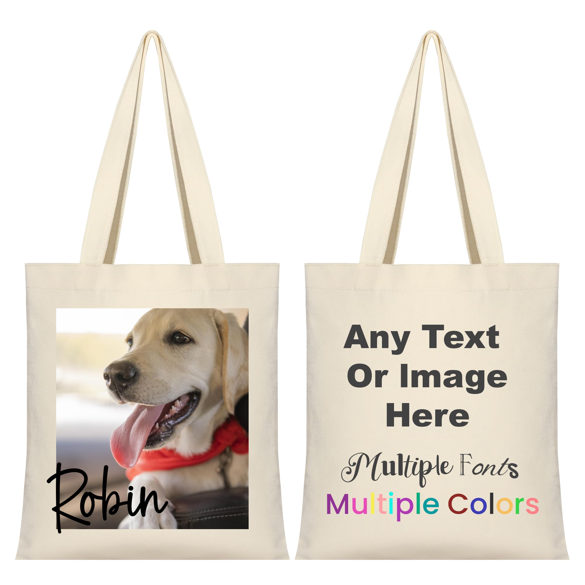 Party to Be Custom Canvas Tote Bag with Initial and Name Personalized Tote Bag Gift for Women&Girls Bridesmaid Gifts