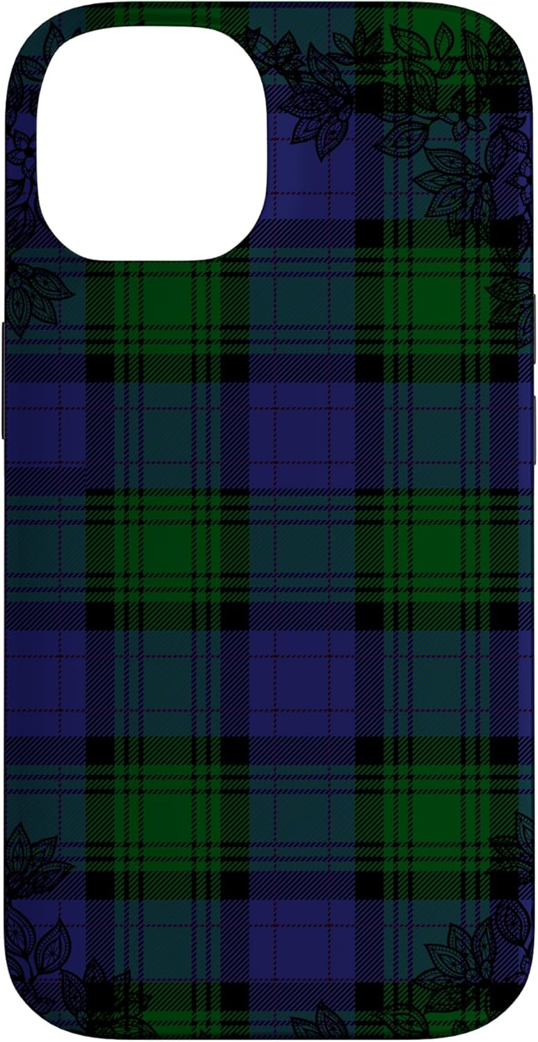 Scottish Highlander Clan Tartan & Lace Celtic Scotland Gift Case for iPhone 13 Pro
