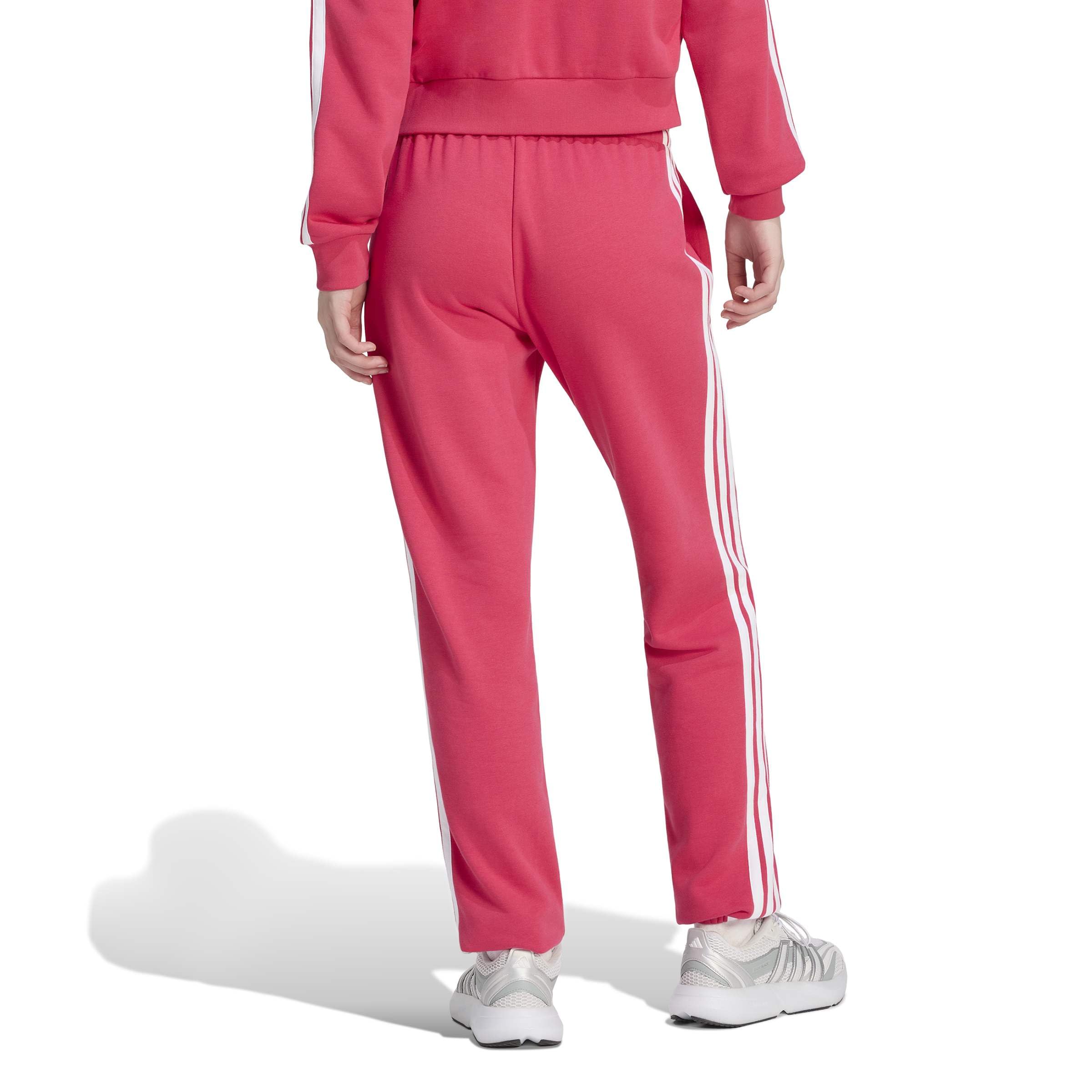 adidas Essentials 3-stripes French Terry Cuffed Pants - Spodnie golfowe Kobiety