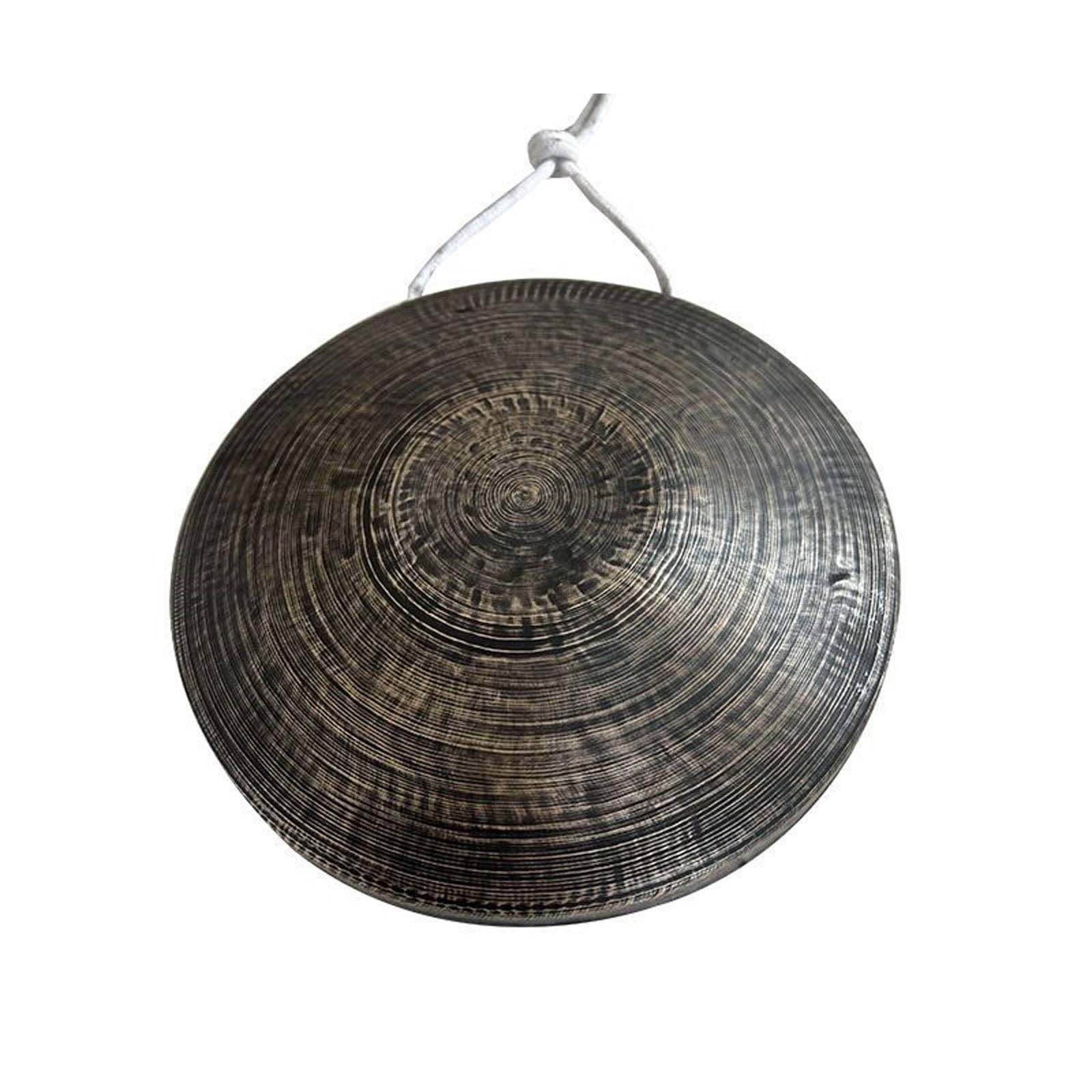 Gong con batidor de madera, instrumento de percusión tradicional chino para decoración de jardín y exterior
