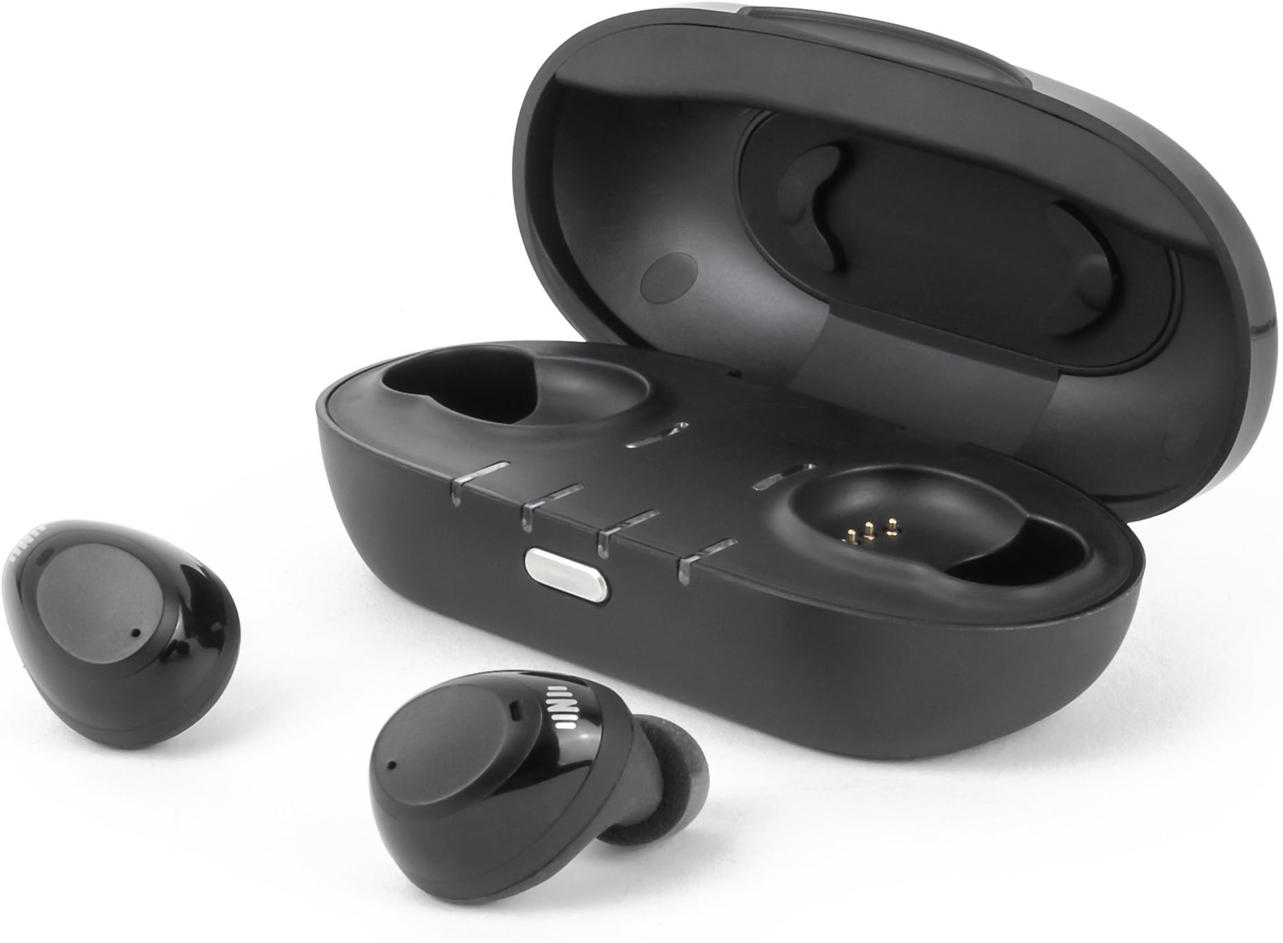 Nuheara IQbuds Boost Intelligent Wireless Earbuds Hearing Amplifiers - Bluetooth, Must Be Used with App for iOS, Android