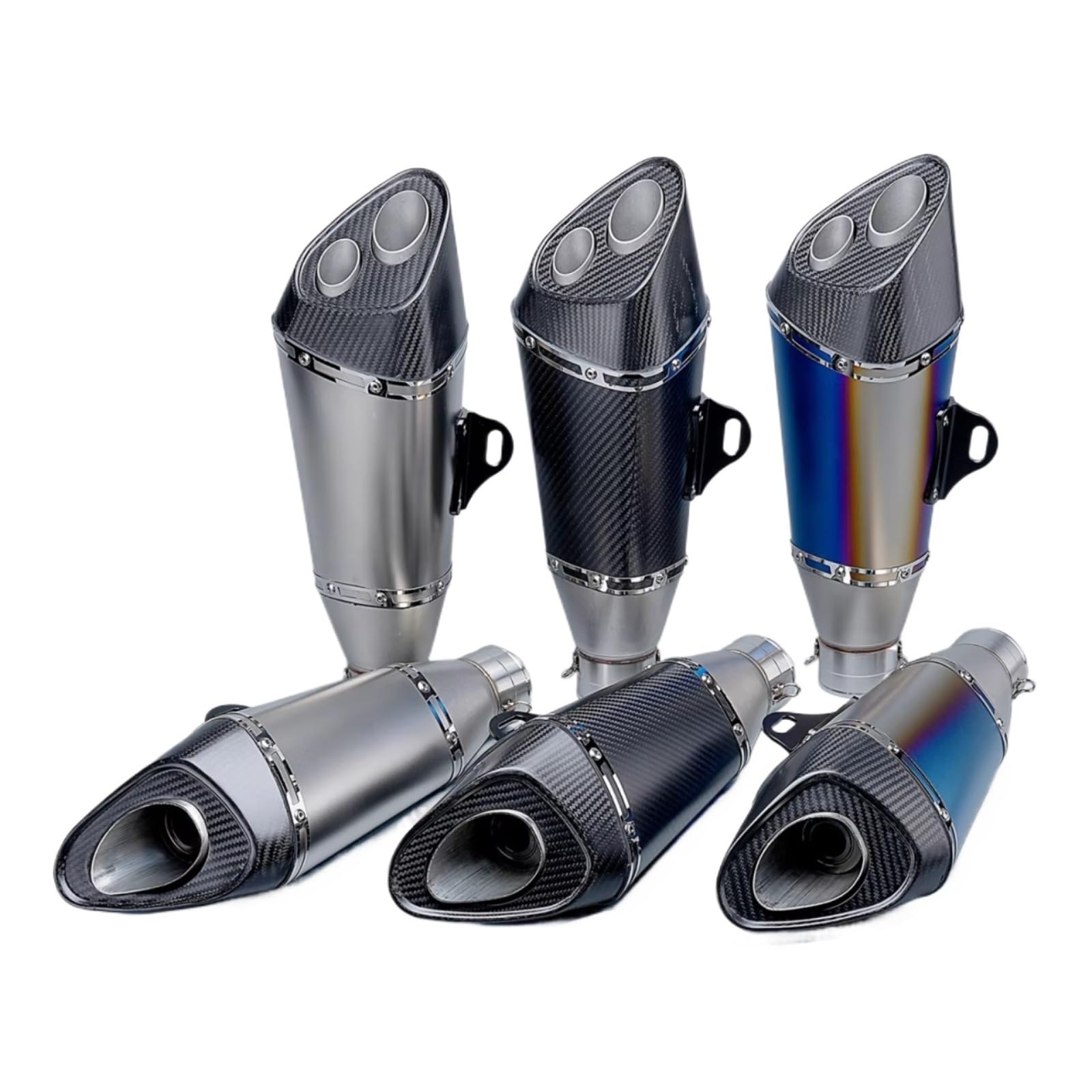 Compatibile Con Per Z1000 Per Z900 51mm Universale Silenziatore Di Scarico Moto R11 Modificato Slip On Adattatore Parti Del Tubo(C)