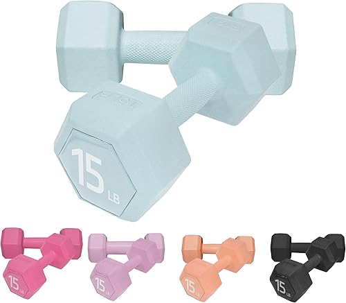 Miniatura 7 de Juego de pesas para mano de 5/10/15/20/25/36 libras, 5 opciones de colores, pesas libres de ejercicio y fitness, para mujeres y hombres, equipo de