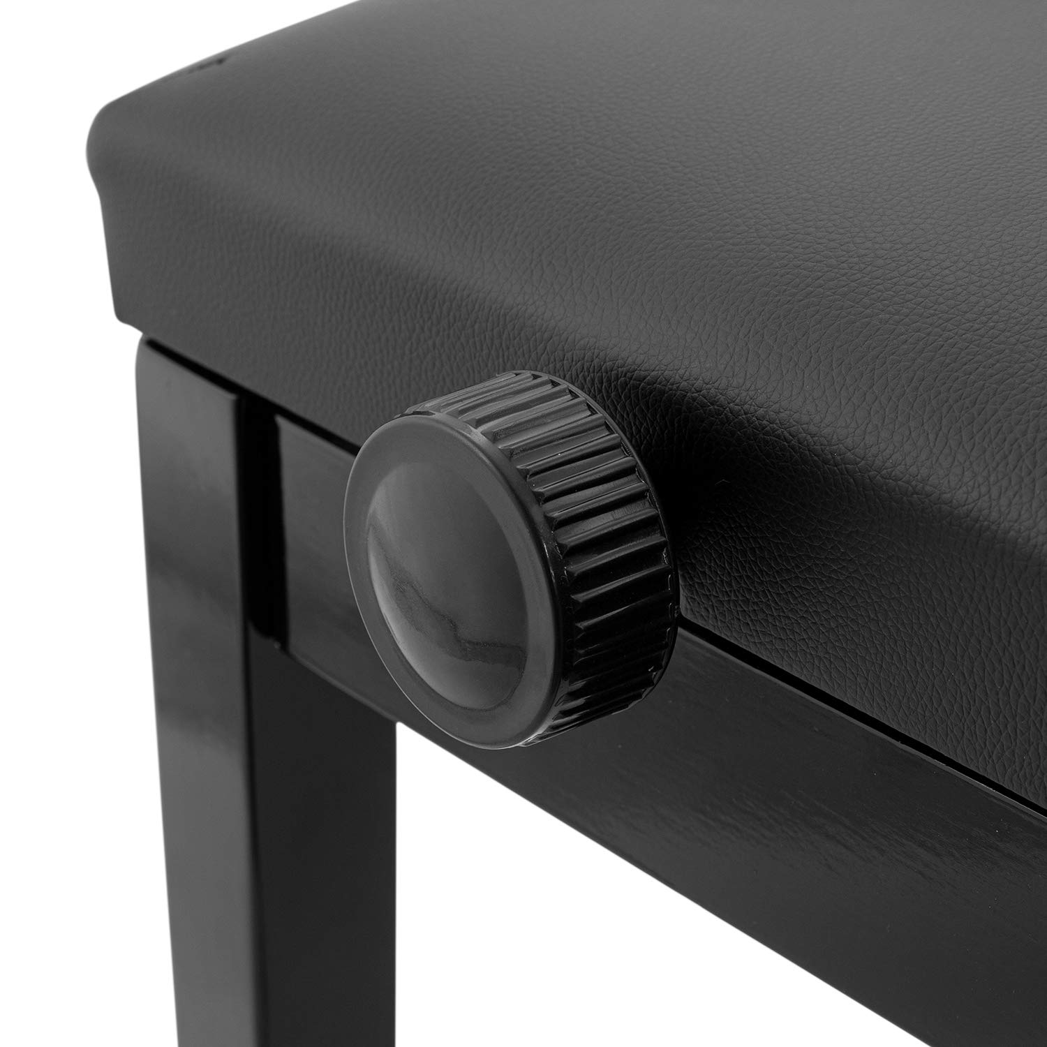 Tiger - Banqueta para piano (ajustable), color negro