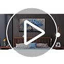 ERQINHUA Large Canvas Wall Art For Living Room Farmhouse Wall Decor For Bedroom Abstract Paintings Blue Tree Black Framed Wall Pictures Artwork Office Mural To Hang Dormitory Home Decor 20x40 In