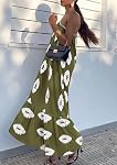 PRETTYGARDEN Women's 2026 Summer One Shoulder Maxi Dress Printed Flowy Boho Long Sundresses Spring Beach Vacation Clothes