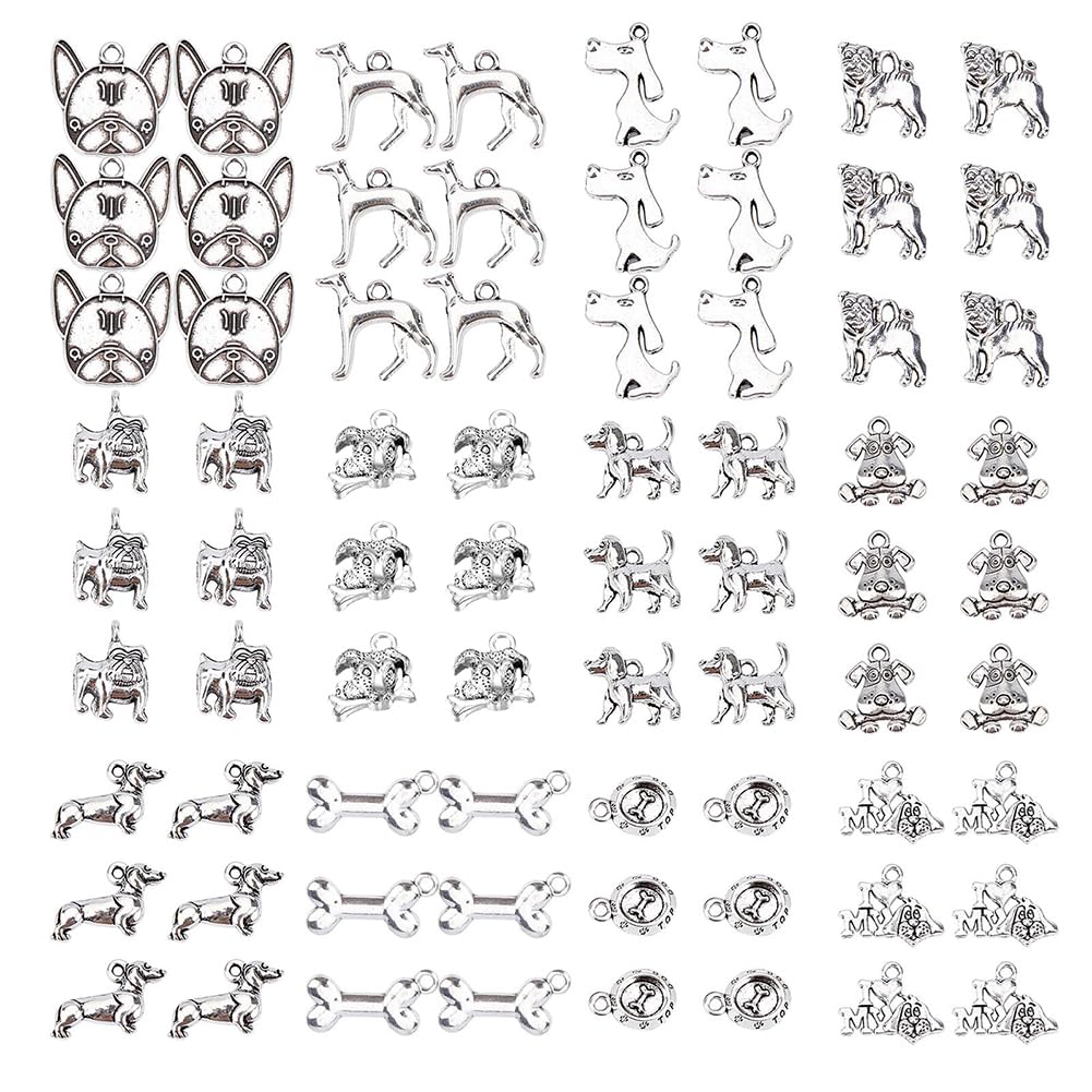 Charmes chien style tibétain pour personnaliser vos accessoires et ateliers créatifs