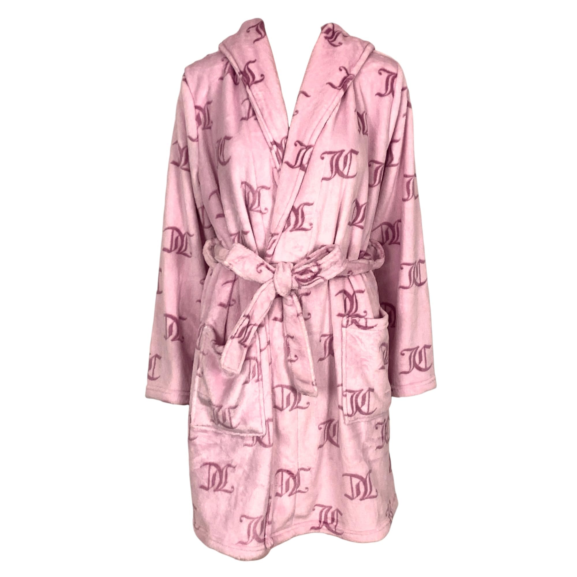 Juicy Couture Women's Plush Shawl Collar Robe