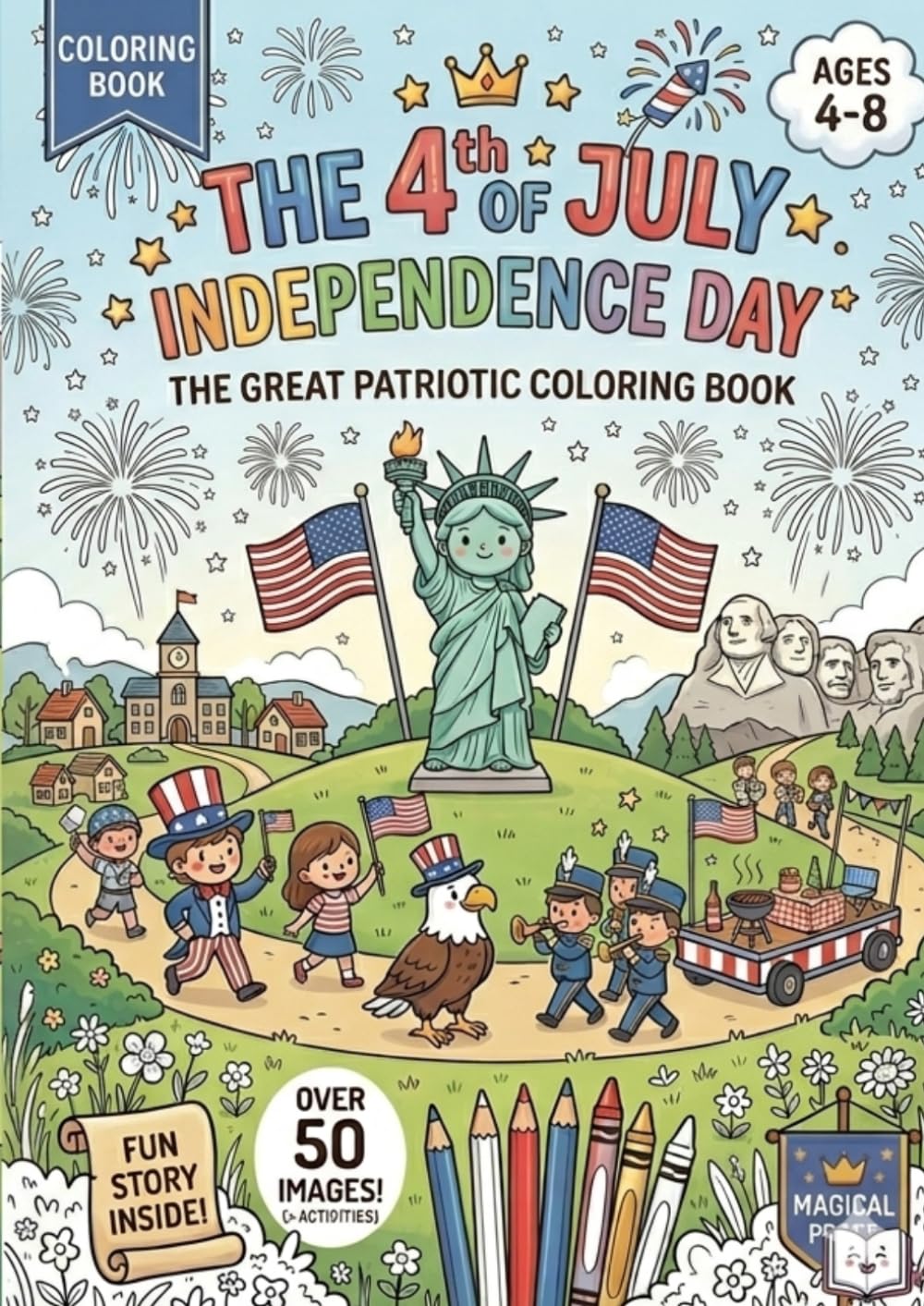 Independence Day: The Great Patriotic Coloring Book