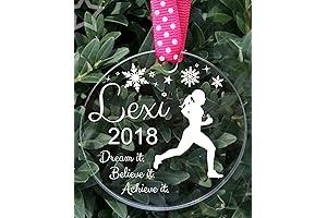 Personalized Running Ornament: A Unique Gift for Runners