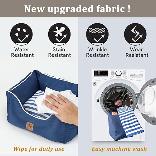 Miniatura 4 de Asiento de automóvil para perros pequeños de alta calidad, asientos de automóvil impermeables para perros pequeñosmedianos, asiento para mascotas