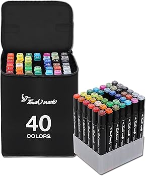 マジックペンセット　美品 Amazon | マーカーペン 40色 油性ペン セット サインペン マーカー