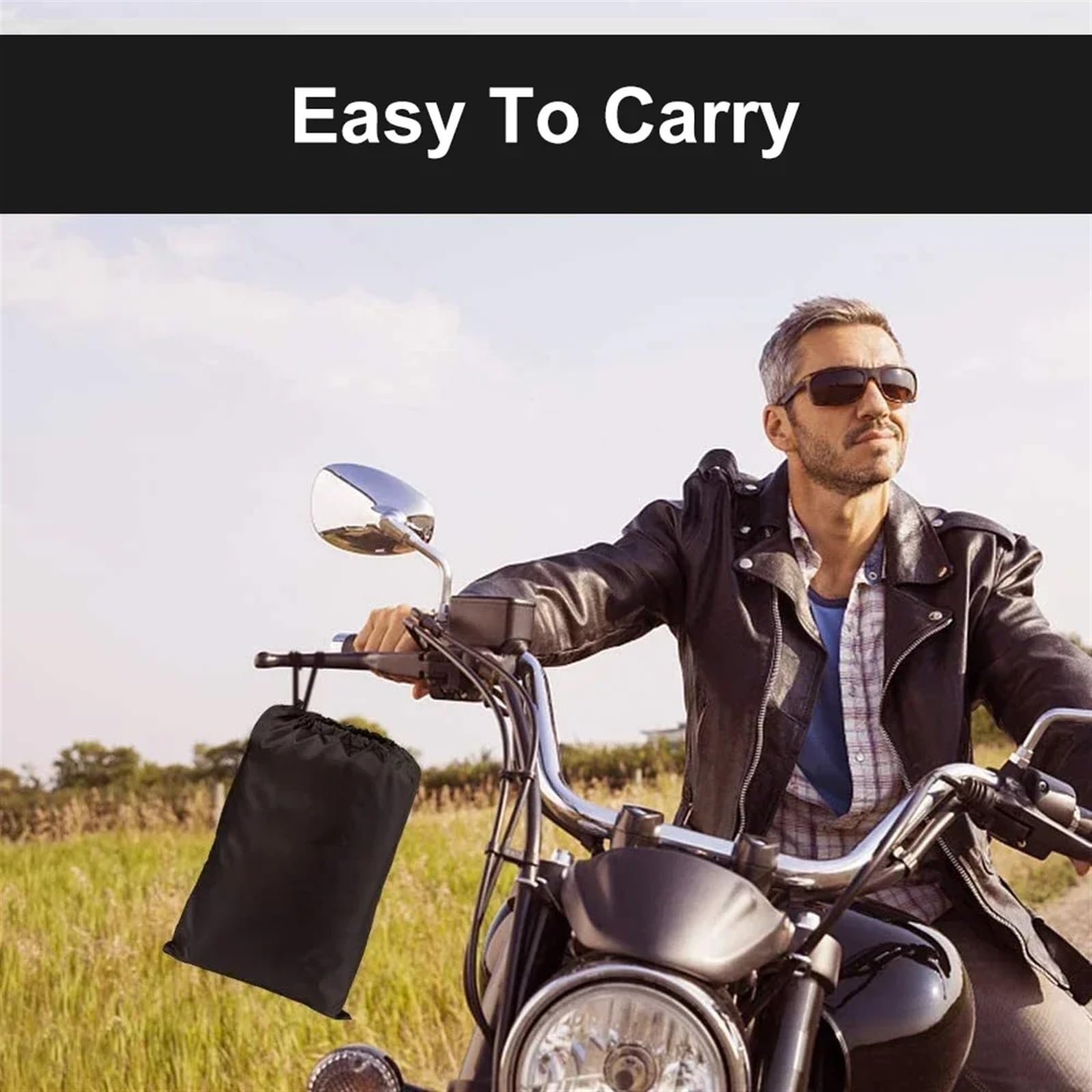 Cubre Moto Impermeable Cubierta de Motocicleta 190T Tela a Prueba de Polvo protección UV Impermeable al Aire Libre Interior Bicicleta eléctrica E-Bike Scooter Cubiertas(2XL)