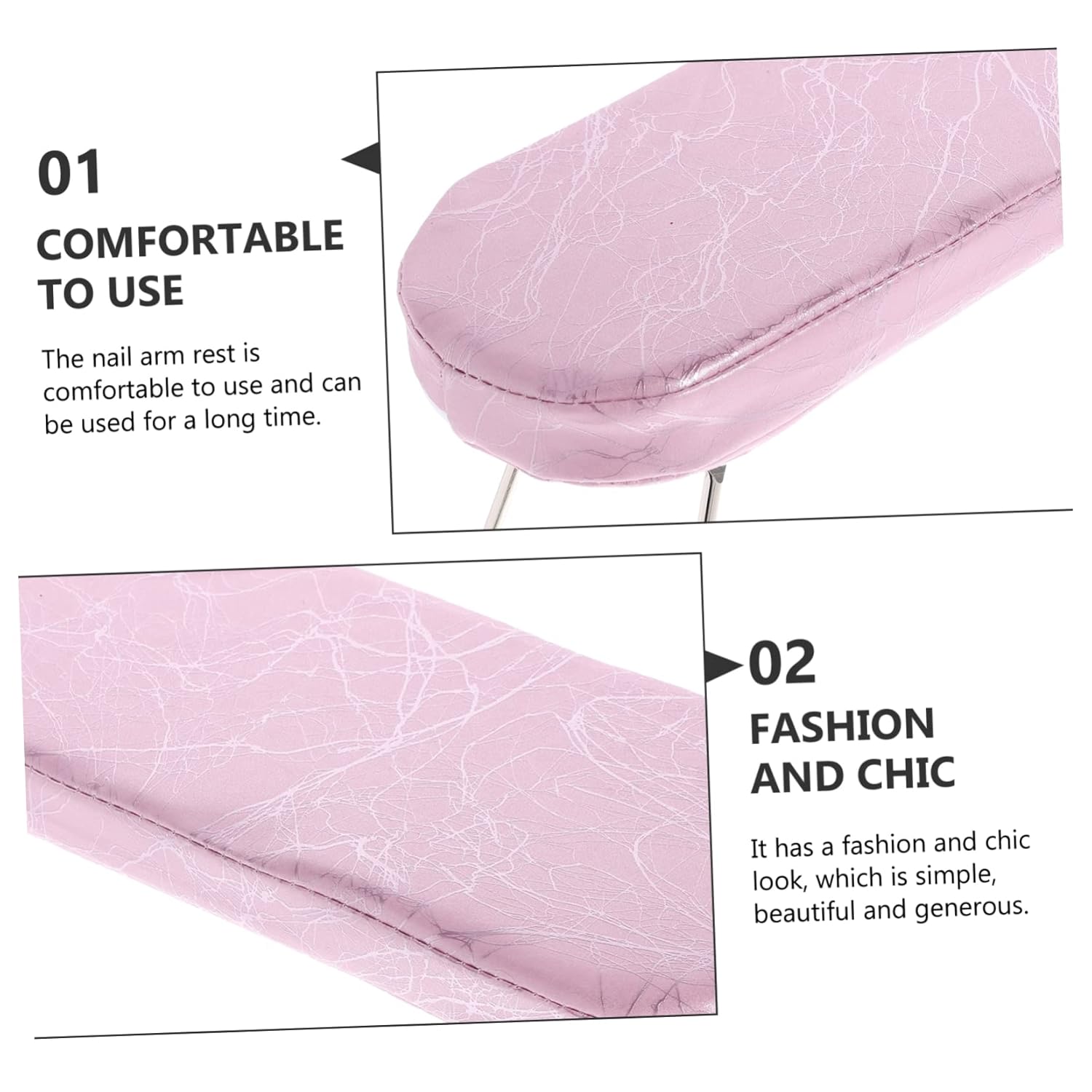 Gatuida Nail Art Hand Rest Pillow Stylish Manicure Cushion for Comfortable Use Salons to Clean for Nail Enthusiasts