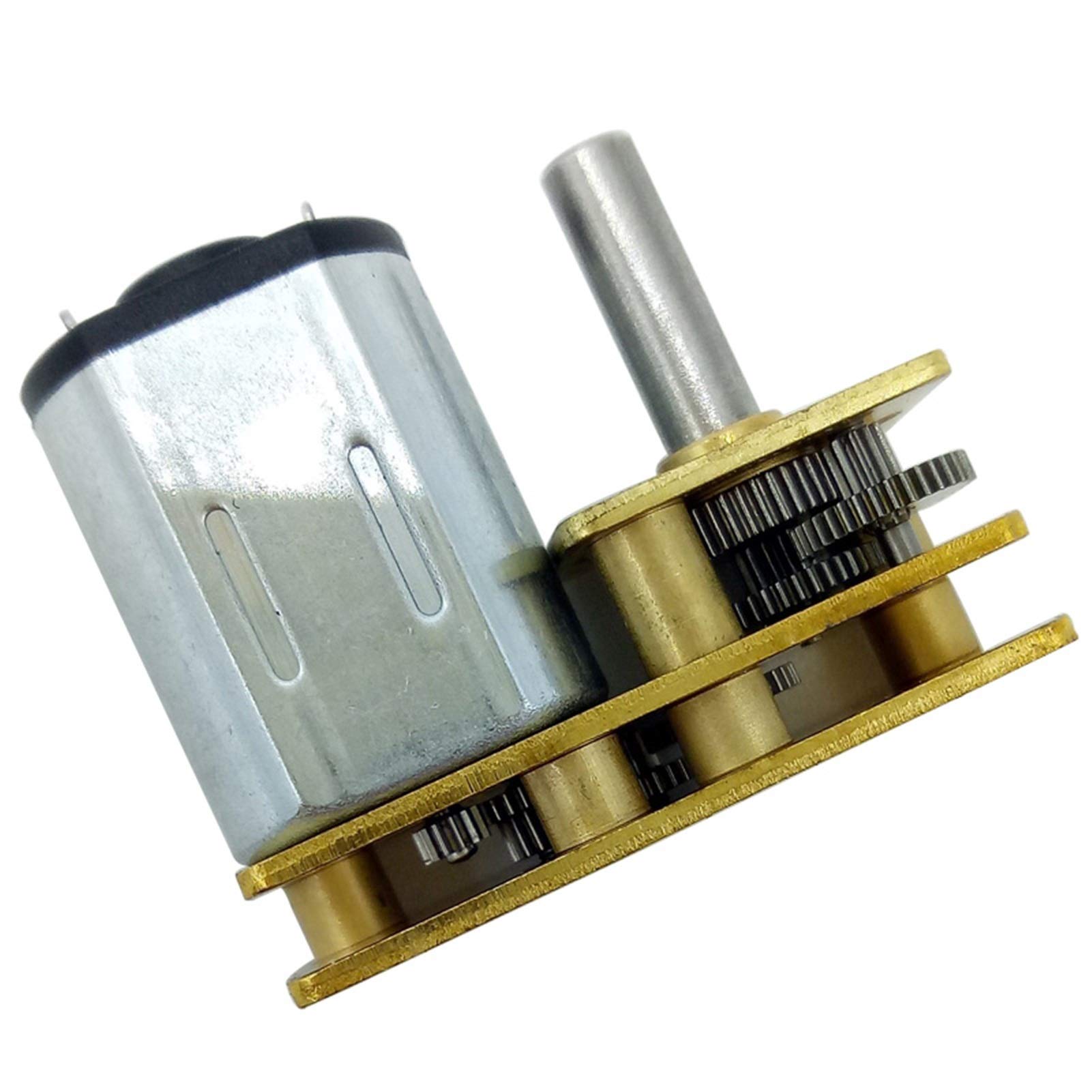 RJWKFOCF Cxiang-DIY Motor N20 Micro Mini DC Gear Motor 3V 6V 12V Low RPM 15 to 500RPM in DC Motor Adjustable Speed and Reversed, Good Stability and Performance(500rpm,6v)
