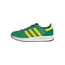 adidas Uomo Run 70S 2.0 Shoes, Green, Yellow, off White, 41 1, 3 EU